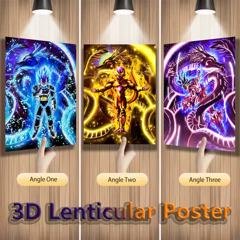 3D Anime Posters