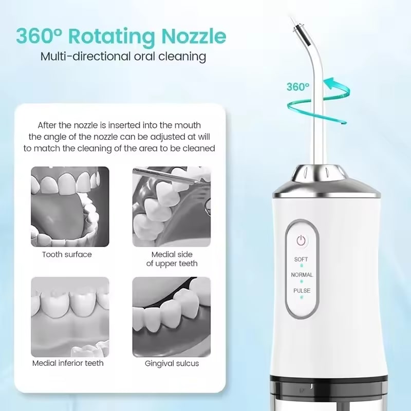 Smart Rechargeable Water Flosser
