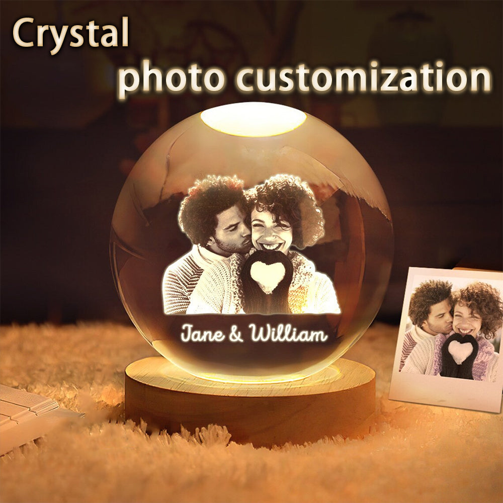 Custom Photo Crystal Ball