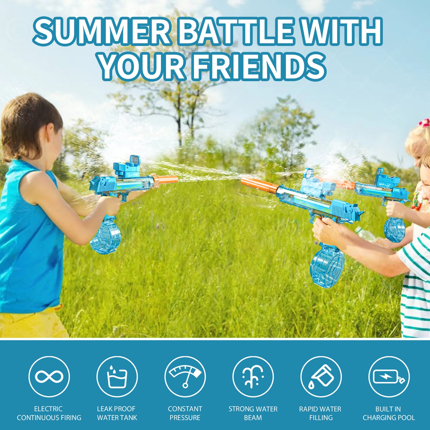 Electric Desert Eagle Water Gun