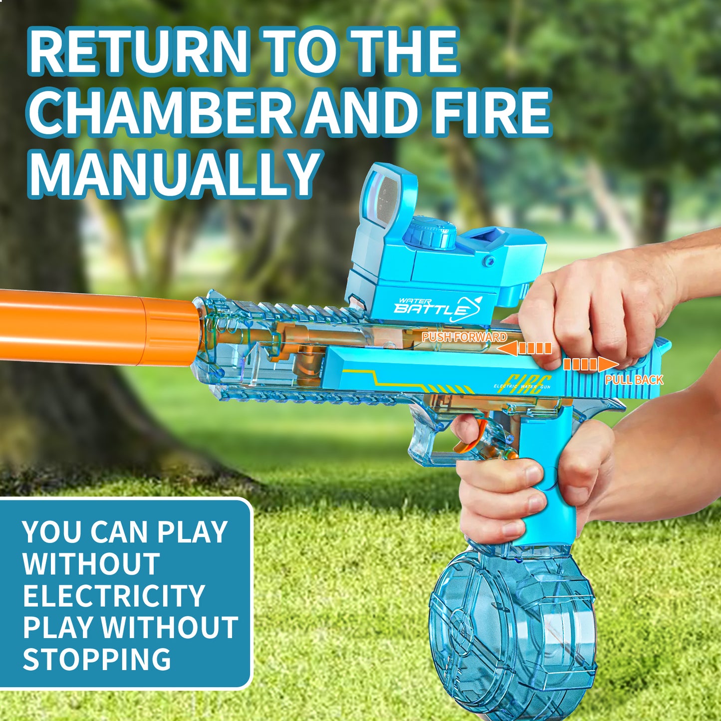 Electric Desert Eagle Water Gun