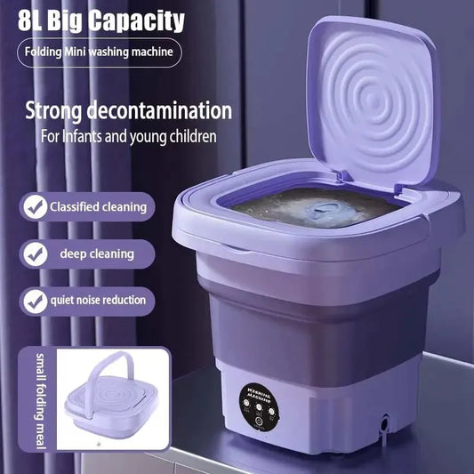 8L Portable Foldable Washing Machine