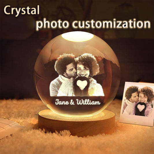 Custom Photo Crystal Ball